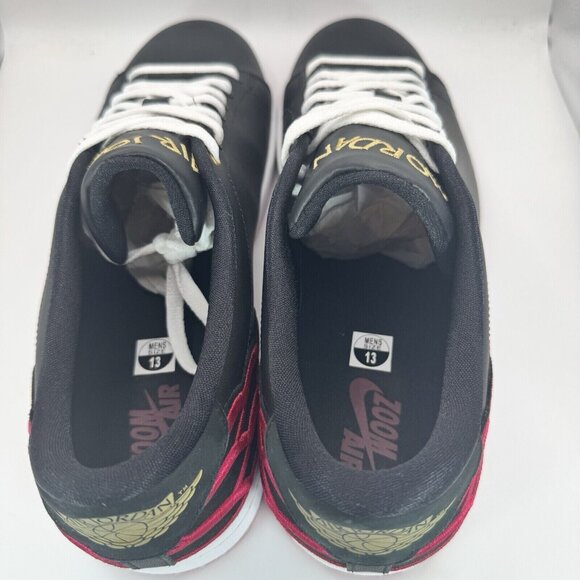 Nike Air Jordan 1 Centre Court Black Red DQ8577-001 US M 10.5 / W 12 - Picture 6 of 10